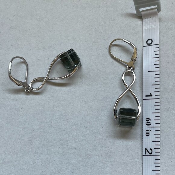 Sterling Silver Drop Earrings - Picture 2 of 6